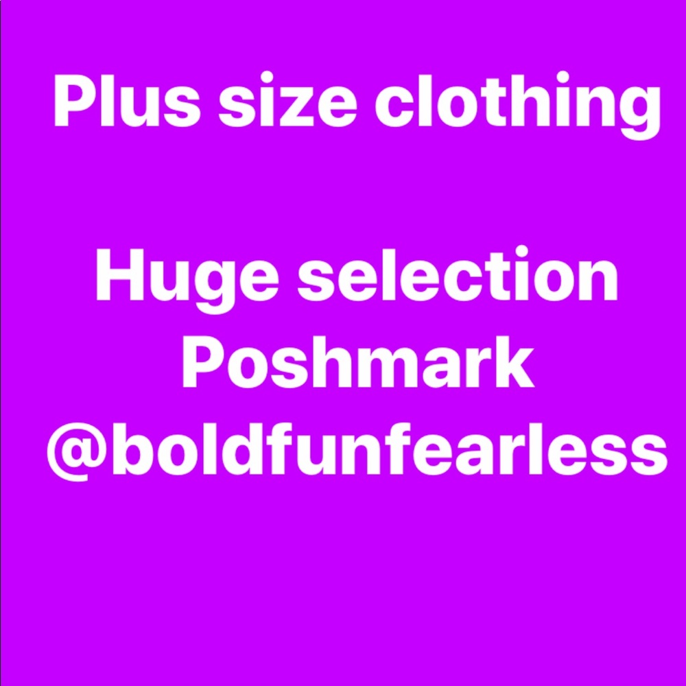 Plus size clothing
